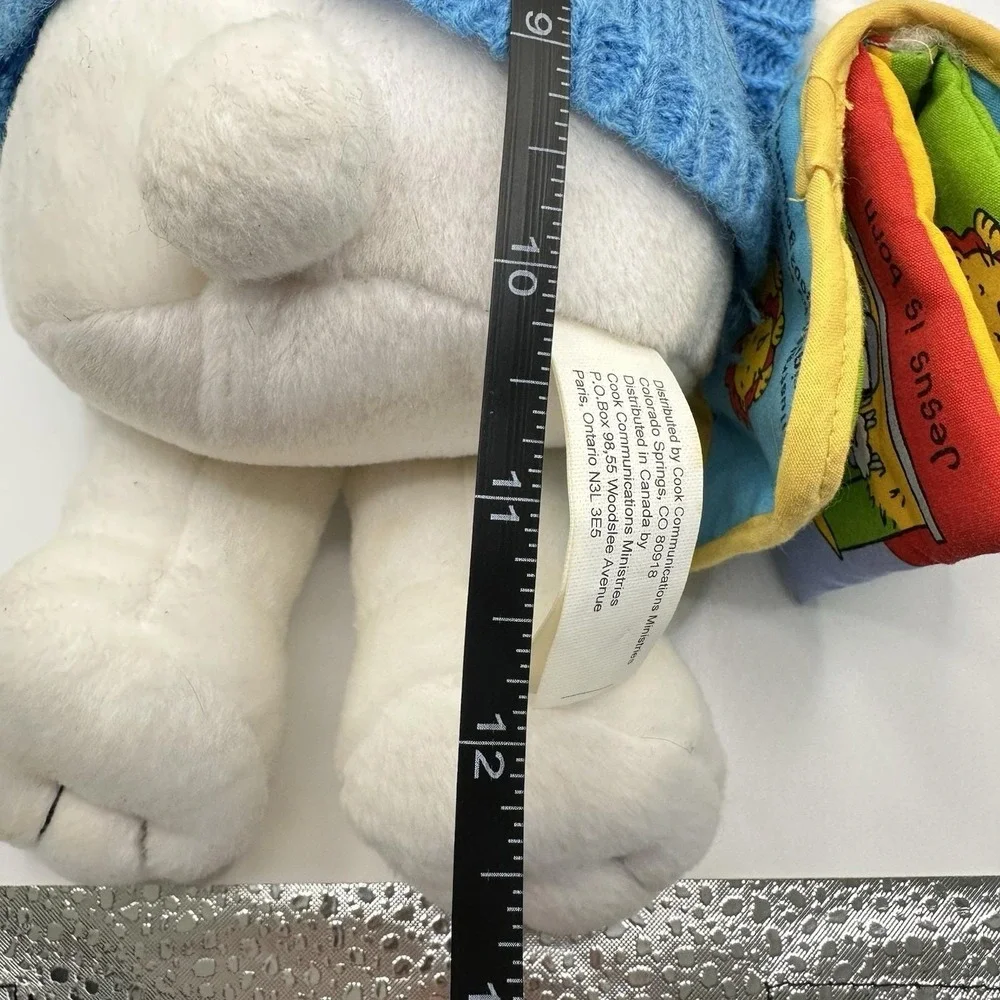 New VTG Baby Blessings Sunday Bunny Plush My Bible Christian Toys Stuffed Rabbit